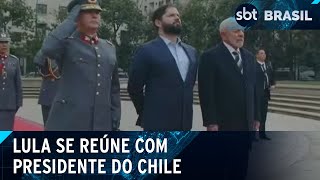 Lula pede transparência em eleição na Venezuela durante visita ao Chile  SBT Brasil 050824 [upl. by Gayn]