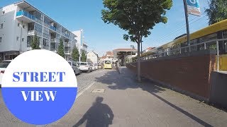 STREET VIEW Fellbach bei Stuttgart in GERMANY [upl. by Ssor]