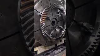 Meshing test for KlingeInberg grinding bevel gear set [upl. by Sinnaiy213]