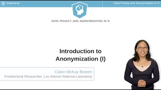 R Tutorial Intro to Anonymization I [upl. by Natie]