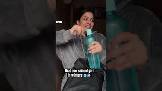 Part1 that one school girl in winters ❄️🥶 ytshorts shortsfeed viralvideo trending shorts [upl. by Oiracam843]