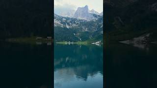 Hinterer Gosausee Blue Hour shorts lake hiking mountains musica austria alps beauty solo [upl. by Weigle711]