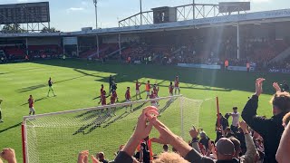 FULL TIME SCENES WALSALL 21 BRADFORD DJ LATE STRIKE CELEBRATIONS [upl. by Otrepur]