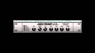 Free ampsims and preamp VST Bass test [upl. by Komara]