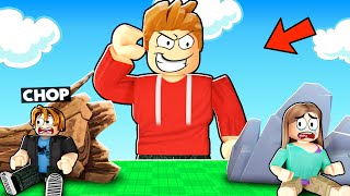 ROBLOX CHOP AND FROSTY HIDE AND SEEK BEHIND LOGS AND STONES [upl. by Tallia]