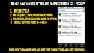 How To Install AppSync from Cydia Without Hackulous [upl. by Ahsietal]