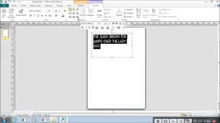 Microsoft Publisher  Inserting Pictures and Text Formatting [upl. by Aissert140]