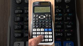 Reiniciar la calculadora casio Fx991EX [upl. by Eissirk286]