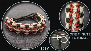 How to Make Paracord Bracelet Tying Lark’s Head Knots [upl. by Ain204]