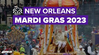 Live Mardi Gras 2023 in New Orleans [upl. by Aivatan]