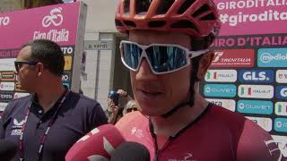 Geraint Thomas  Interview at the start  Stage 19  Giro dItalia 2024 [upl. by Darlleen]