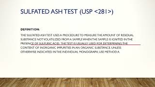 Sulfated Ash Test Procedure  OP Singh [upl. by Ynaffik]