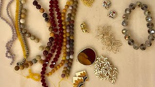 Bargain Bead Box November 23 Unboxing I Cozy Chrysanthemums Collection I Thanksgiving Jewelry Beads [upl. by Shwalb]