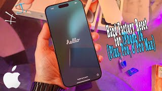 How to Hard Factory Reset iPhone 16 Plus Pro amp Pro Max [upl. by Aseel]