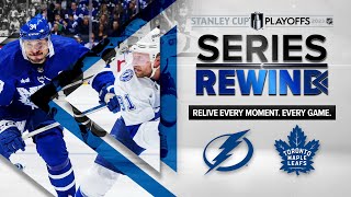 Toronto Breaks the 1stRound Curse  SERIES REWIND  Lightning vs Maple Leafs [upl. by Anelam]