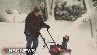 Millions face blizzard conditions as winter storm grows [upl. by Eicarg]