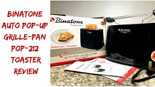 Binatone 2 Slice Auto Popup Toaster Pop212 Review [upl. by Ziza945]