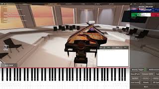 Its just a burning memory ROBLOX PIANO SHEET DEMONSTRATION [upl. by Oinoitna]