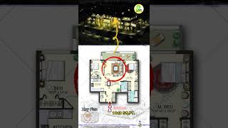 Color Floor Plan 1040 SqFt 2BHK Home Suite 302 Sidney apartment floorplan unit [upl. by Hogen]