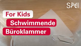 Experiment Die Büroklammer schwimmt [upl. by Orland690]