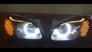 DAEWOO LANOS HEADLIGHTS 3 [upl. by Eiram]