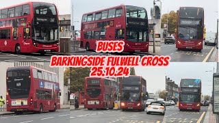 Buses at Barkingside Fulwell Cross 251024 [upl. by Eilliw55]