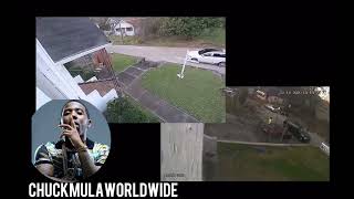 Surveillance footage surfaces of the wild 2020 sh00tout allegedly involving YFN Lucci [upl. by Ahcsrop846]