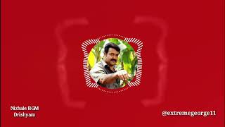 • Nizhale  Climax BGM  Drishyam • Mohanlal [upl. by Acinna]