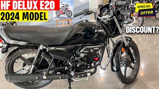 New Hero HF Deluxe Black Edition 2024 Model  Best 100cc Bike [upl. by Lymn]