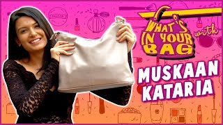 Muskaan Kataria Handbag Secret Revealed  What’s in Your Bag  TellyMasala [upl. by Fawna]