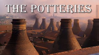 The Potteries Stoke On Trent A Journey Through History Colourized Video [upl. by Ahseiyt]