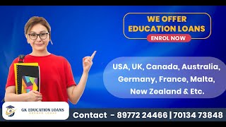 GK Group Education Loans  Get Your Education Loan In Your Preferred Bank With Us hyderabad [upl. by Joung]