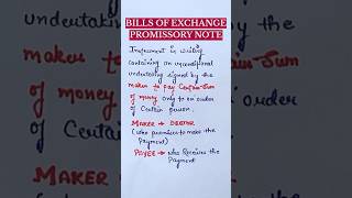 What are promissory notes  bills of exchange  class 11 accounting [upl. by Ellenahs64]