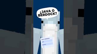 minecraft ¿JAVA O BEDROCK pero por el sonido [upl. by Nyrek]