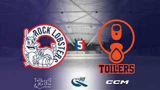 Rock Lobsters VS Toilers  Div 5  28th November  IceHQ Rec League ice hockey [upl. by Bay242]