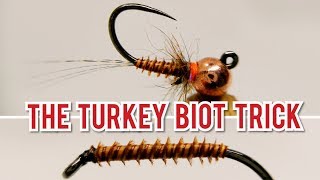 THE TRICK WITH TURKEY BIOT NYMPH [upl. by Neelehtak156]