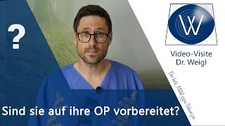 Tipps vor einer Operation  Wichtiges aus dem Narkose Gespräch Medikamente Essen Übelkeit Risiko [upl. by Brader253]