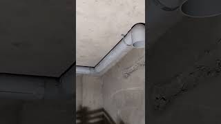 kitchen chimney pipe fitting and exhaust fan pipe fitting Ajay plumber viral video [upl. by Burl260]