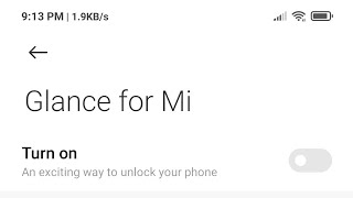 mi glance not showing  mi glance missing  mi glance not working [upl. by Ignacius]