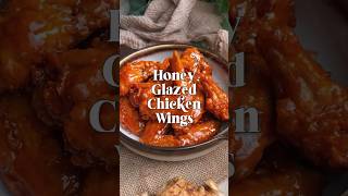 Honey Glazed Chicken Wings✨🤌🏻 chickenwings chickenwingsrecipe chicken [upl. by Ariela15]