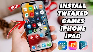 How to Install Tweaked Games on iOS 161718 iPhone amp iPad [upl. by Ahserb]