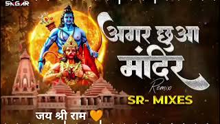 Agar Chua Mandir Dj  Agar Chua Mandir  SR  MIXES  Tiger Raja Singh Song [upl. by Susanna]