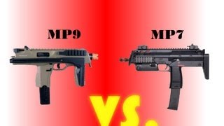 KWA MP9 VS MP7 [upl. by Eellah83]