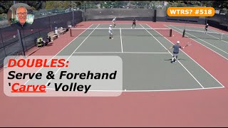 Tennis Serve amp Forehand Volley Doubles Whats The Right Shot  518 [upl. by Nahgeam]