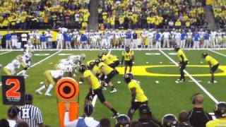 2010 Oregon Football Highlights vs UCLA LaMichael James 8yard TD [upl. by Kceb]