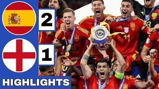 🔴Spain vs England 21 Extended HIGHLIGHTS  EURO 2024 FINAL [upl. by Ramas]