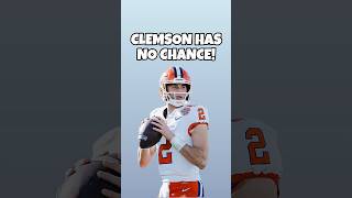 Clemson has no chance in the college football playoff 😬 collegefootball cfbplayoff clemson [upl. by Ellenor]