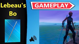 Lebeaus Bo Pickaxe Gameplay in Fortnite Swing Test Before You Buy [upl. by Fugere]