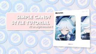 ⋆𐙚₊˚⊹ simple candy style transition 🫐 ₊˚⊹♡  tutorial alight motion [upl. by Leigha]