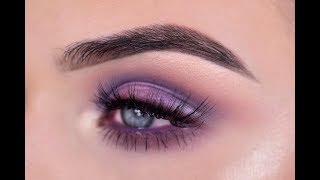 ABH Norvina Eyeshadow Palette  Purple Eye Makeup Tutorial  Review [upl. by Minton580]